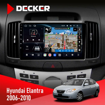Штатная магнитола Hyundai Accent 2017  Decker D9-011 4x64 DSP 4G 360
