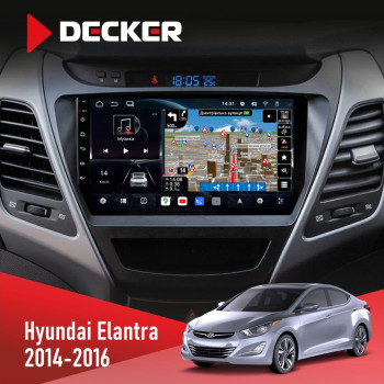 Штатная магнитола Hyundai Elantra 2011-2013 Decker D9-011 4x64 DSP 4G 360