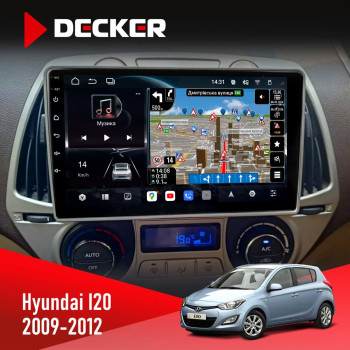 Штатна магнітола Hyundai I20 2009-2012 Decker D9-011 4x64 DSP 4G 360