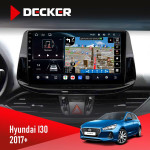 Штатна магнітола Hyundai i30 2012-2017 CAN Decker D9-011 4x64 DSP 4G 360