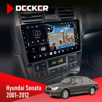 Штатная магнитола Hyundai Santa Fe 2012-2018 CAN Decker D9-011 4x64 DSP 4G 360