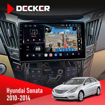 Штатна магнітола Hyundai Sonata (NF) 2004-2008 Decker D9-011 4x64 DSP 4G 360