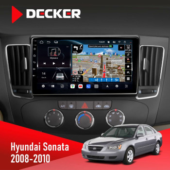 Штатна магнітола Hyundai Sonata (YF) 2010-2014 CAN Decker D9-011 4x64 DSP 4G 360