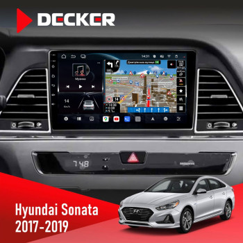 Штатна магнітола Hyundai Sonata 2015-2017 CAN Decker D9-011 4x64 DSP 4G 360