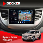 Штатная магнитола Hyundai Tucson 2010-2018 Decker D9-011 4x64 DSP 4G 360