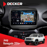 Штатная магнитола Jeep Grand Cheroke 1998-2005 Decker D9-011 4x64 DSP 4G 360