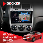 Штатная магнитола KIA Cerato (TD) 2009-2012 Climate Decker D9-011 4x64 DSP 4G 360