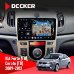 Штатна магнітола KIA Cerato (TD) 2009-2012 Climate Decker D9-011 4x64 DSP 4G 360
