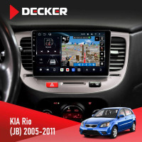 Штатная магнитола KIA Picanto 2007-2011 Decker D9-011 4x64 DSP 4G 360