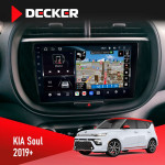 Штатна магнітола KIA Soul 2013-2019 Conditioner Decker D9-011 4x64 DSP 4G 360