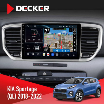 Штатная магнитола KIA Sportage 3 2011-2016 CAN Decker D9-011 4x64 DSP 4G 360