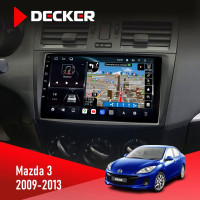 Штатная магнитола Mazda 3 2004-2008 Decker D9-011 4x64 DSP 4G 360