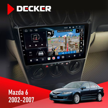 Штатна магнітола Mazda 5 (Premacy) 2010-2015 Decker D9-011 4x64 DSP 4G 360