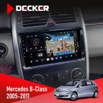 Штатная магнитола Mercedes-Benz B-Class (W245) 2005-2011 Decker D9-011 4x64 DSP 4G 360