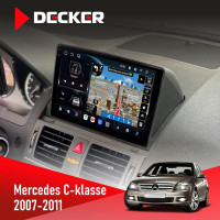 Штатна магнітола Mercedes-Benz C-Class (W203) 2004-2007 AMP Decker D9-011 4x64 DSP 4G 360