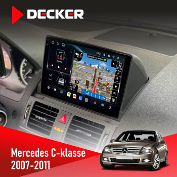 Штатна магнітола Mercedes-Benz C-Class (W203) 2004-2007 AMP Decker D9-011 4x64 DSP 4G 360
