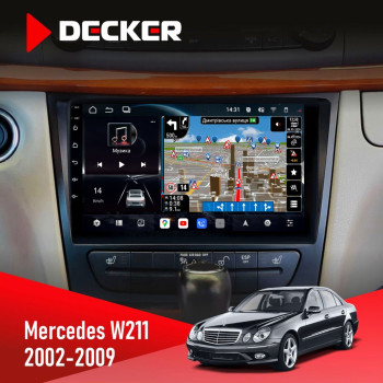 Штатна магнітола Mercedes-Benz C-Class (W204) 2007-2011 Decker D9-011 4x64 DSP 4G 360