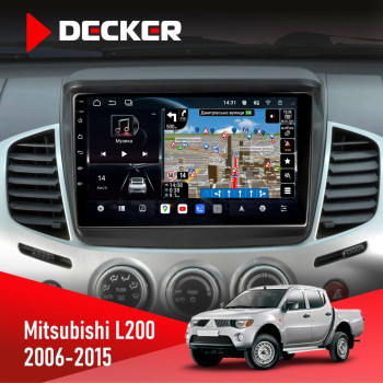 Штатная магнитола Mitsubishi Grandis 2003-2011 Decker D9-011 4x64 DSP 4G 360