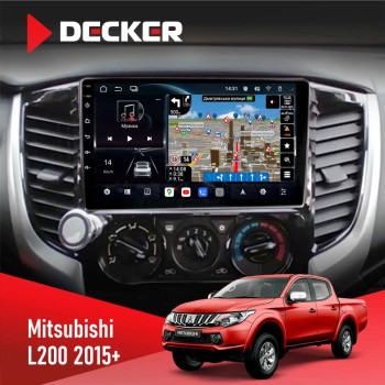 Штатная магнитола Mitsubishi L200 2006-2015 Decker D9-011 4x64 DSP 4G 360