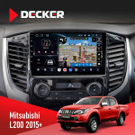 Штатная магнитола Mitsubishi L200 2015  Decker D9-011 4x64 DSP 4G 360
