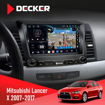 Штатная магнитола Mitsubishi Lancer 9 2000-2010 Black Decker D9-011 4x64 DSP 4G 360