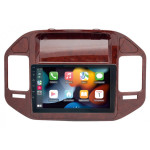 Штатная магнитола Mitsubishi Pajero 1999-2006 Wood Decker D9-011 4x64 DSP 4G 360