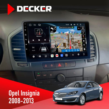 Штатная магнитола Opel Astra j 2009-2017 Decker D9-011 4x64 DSP 4G 360