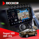 Штатная магнитола Peugeot (3008) 2009-2016 Decker D9-011 4x64 DSP 4G 360