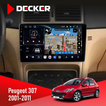 Штатная магнитола Peugeot 301 2012-2016 Black Decker D9-011 4x64 DSP 4G 360