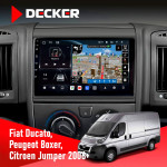Штатная магнитола Peugeot Boxer 2006  Decker D9-011 4x64 DSP 4G 360