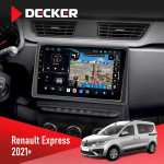 Штатная магнитола Renault Express 2021  Decker D9-011 4x64 DSP 4G 360