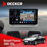Штатная магнитола Renault Fluence 2009-2017 Decker D9-011 4x64 DSP 4G 360