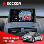 Штатная магнитола Renault Megane II 2003-2009 Decker D9-011 4x64 DSP 4G 360