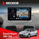 Штатная магнитола Renault Megane III 2008-2016 Decker D9-011 4x64 DSP 4G 360