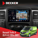 Штатная магнитола Renault Trafic 2014-2021 Decker D9-011 4x64 DSP 4G 360
