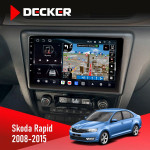 Штатная магнитола Skoda Rapid 2013-2018 Decker D9-011 4x64 DSP 4G 360