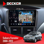Штатная магнитола Subaru Forester 2008-2012 Decker D9-011 4x64 DSP 4G 360