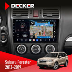 Штатная магнитола Subaru Forester 2013-2019 w/o CAN Decker D9-011 4x64 DSP 4G 360