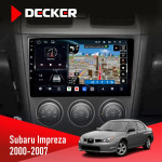 Штатная магнитола Subaru Impreza 2000-2007 Decker D9-011 4x64 DSP 4G 360