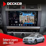 Штатная магнитола Subaru Legacy 2014-2020 Decker D9-011 4x64 DSP 4G 360