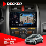 Штатная магнитола Toyota Auris 2006-2012 Decker D9-011 4x64 DSP 4G 360