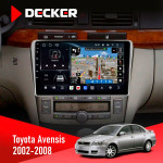 Штатная магнитола Toyota Avensis 2002-2008 Decker D9-011 4x64 DSP 4G 360