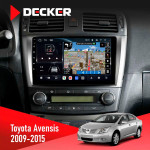 Штатная магнитола Toyota Avensis 2008-2015 Black Decker D9-011 4x64 DSP 4G 360