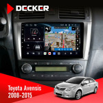 Штатная магнитола Toyota Avensis 2008-2015 Decker D9-011 4x64 DSP 4G 360