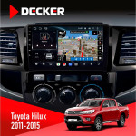 Штатная магнитола Toyota Fortuner 2011-2015 Decker D9-011 4x64 DSP 4G 360