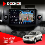 Штатная магнитола Toyota RAV4 2007-2011 Decker D9-011 4x64 DSP 4G 360
