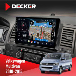 Штатная магнитола Volkswagen Multivan 2010-2015 Decker D9-011 4x64 DSP 4G 360
