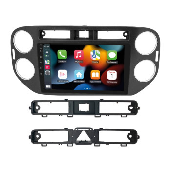 Штатная магнитола Volkswagen Tiguan 2011-2016 Black Decker D9-011 4x64 DSP 4G 360