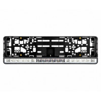 Номерна рамка з LED світловим модулем Cyclone NBF-01 (60W/90W, DRL, Ближнє/Дальнє)