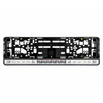 Номерна рамка з LED світловим модулем Cyclone NBF-01 (60W/90W, DRL, Ближнє/Дальнє)